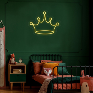 Crown Neon Sign, LED Neon Sign, Neon Wall Art, Led Neon Sign
