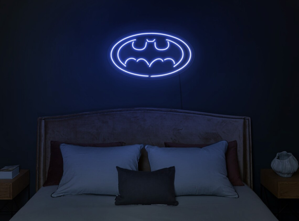 Bat neon sign, Batcave neon sign, Bat led sign, Bat sign, Batcave sign