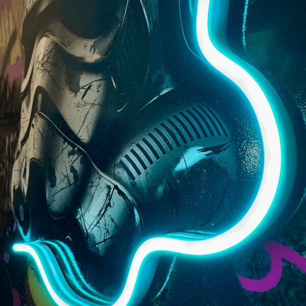 Monna Gioconda Urban UV Neon Sign