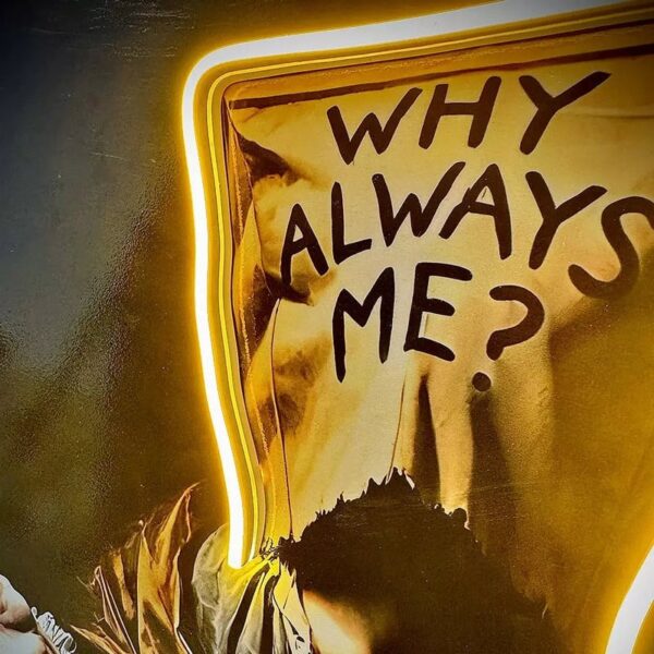 Burden Of Existence UV Neon Sign