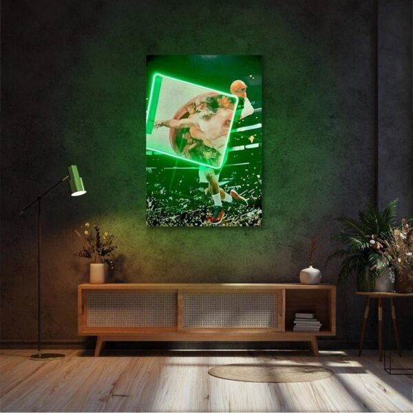 Creation of Adam Basketball UV Neon Sign