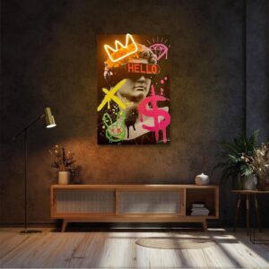 David Future Graffiti UV Neon Sign