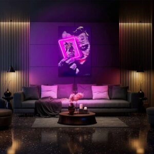 Joker Card UV Neon Sign